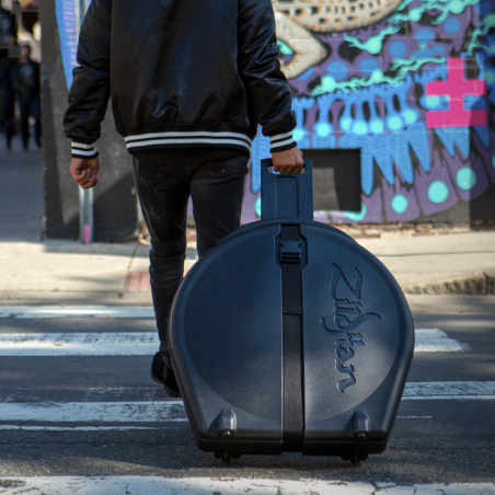 On Sale 24" Rolling Cymbal Vault, Black New Release