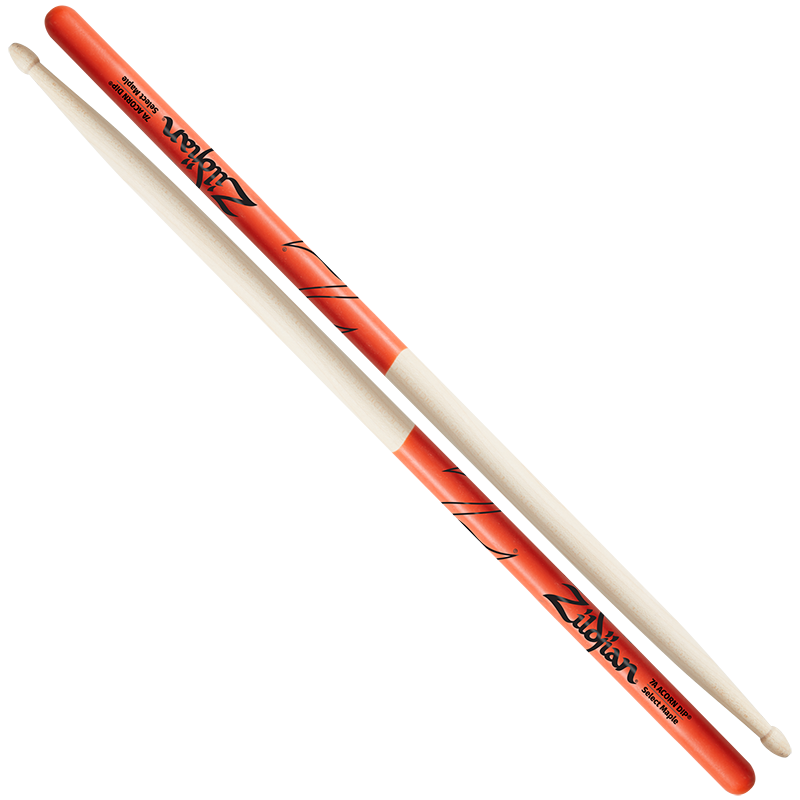 On Sale 7A Acorn Tip Orange DIP Drumsticks