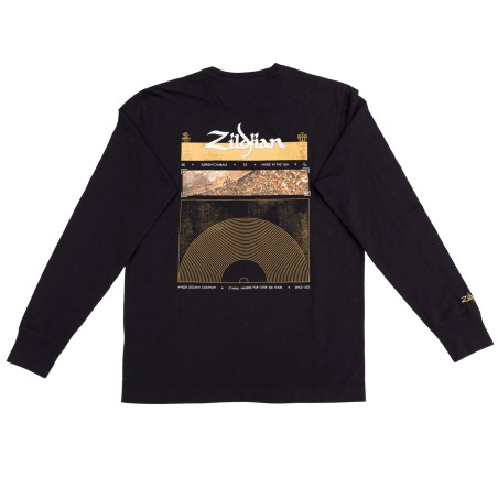 On Sale Zildjian Long Sleeve Black Tee Available for Immediate Shipping