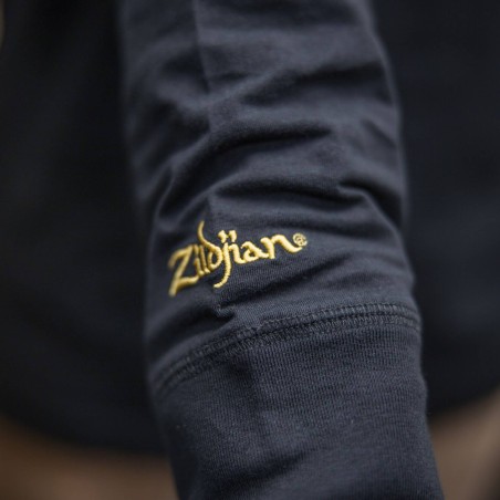 On Sale Zildjian Long Sleeve Black Tee Available for Immediate Shipping