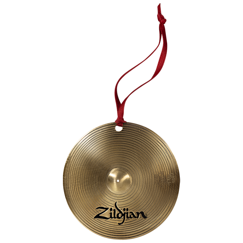 On Sale Zildjian Cymbal Christmas Ornament Ready for Shipment