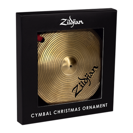 On Sale Zildjian Cymbal Christmas Ornament Ready for Shipment