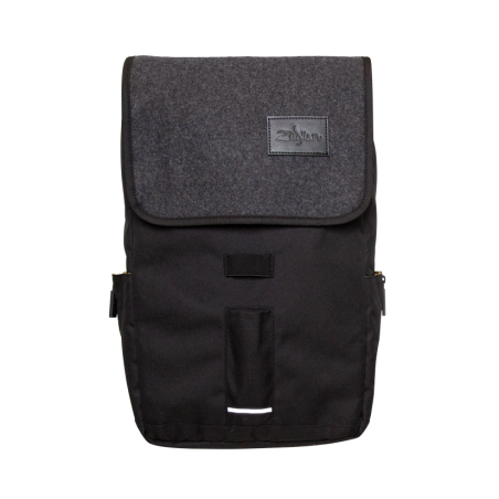 On Sale Zildjian Gray Flap Black Laptop Backpack New Stock