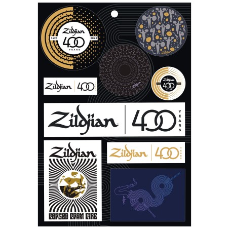 On Sale Zildjian Limited Edition 400th Anniversary Sticker Sheet In Stock