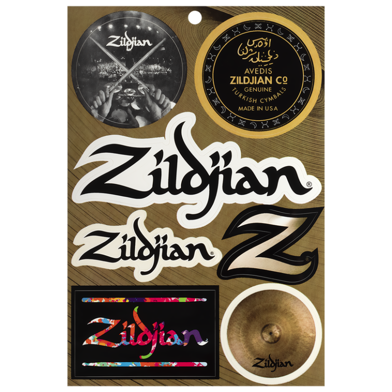 On Sale Zildjian Vinyl Sticker Sheet Limited Stock